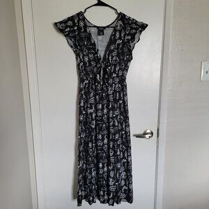 Social Collision Animal Anatomy Midi Dress